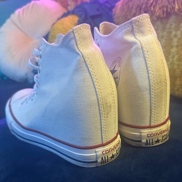 Converse White High-Top Sneakers - Picture 3 of 4